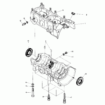Crankcase (400) (4910941094029A)