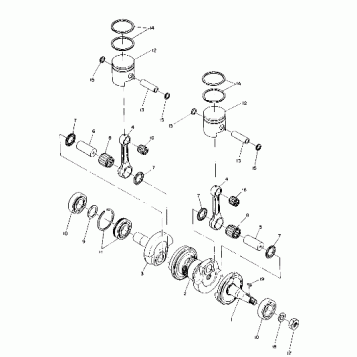 Piston and Crankshaft (Trail) (4910941094034A)