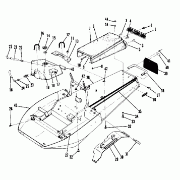 Chassis and Seat (Star) (4910951095001A)