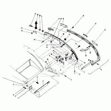 Bumper and Hinge (4910951095004A)