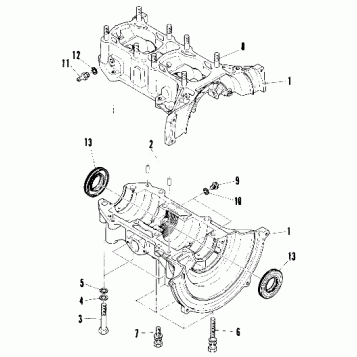 Crankcase (SS) (4910951095020A)