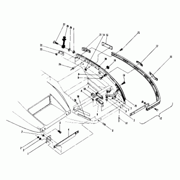 Bumper and Hinge (4910961096003A)