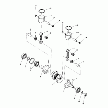 Piston and Crankshaft (4910961096017A)