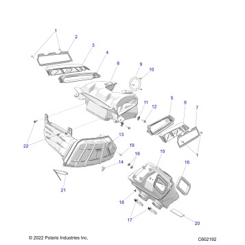 ENGINE, AIR INTAKE SYSTEM - S24TFK6RS (C602192)