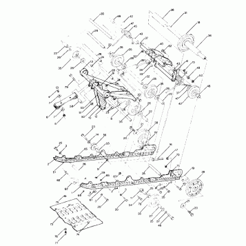 SUSPENSION Sport Trail, 400 and 600 (4912701270013A)