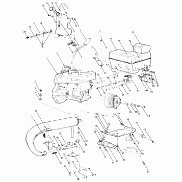 ENGINE MOUNTING Trail (4912701270017A)