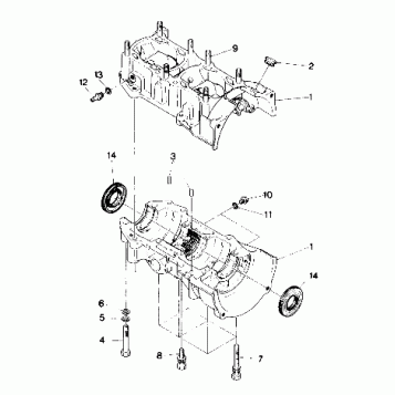 CRANKCASE  400 (4912701270029A)