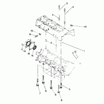 CRANKCASE 600 (4912701270030A)