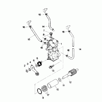 OIL PUMP 600 (4912701270052A)