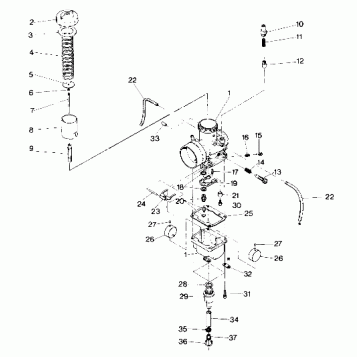 CARBURETOR 600 (4912701270058A)