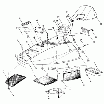 HOOD LT/LTR (4912711271001A)