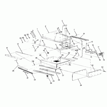 RACK AND TUNNEL EXTENSION LT/LTR (4912711271003A)