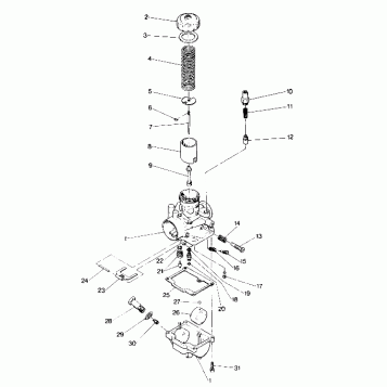 CARBURETOR LT/LTR (4912711271025A)