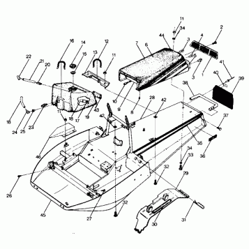 CHASSIS AND SEAT Star, Sprint and Sprint E/S (4912721272001A)