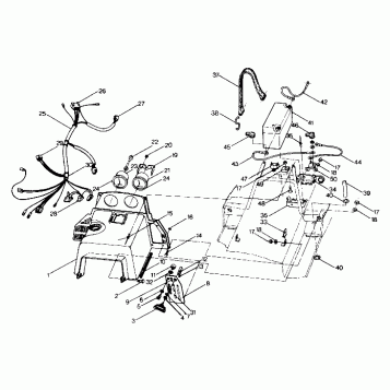 CONSOLE AND ELECTRICAL Star, Sprint and Sprint E/S (4912721272004A)