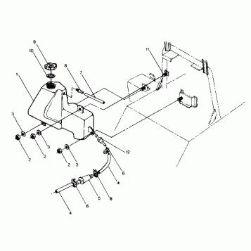 OIL TANK Star, Sprint and Sprint E/S (4912721272015A)