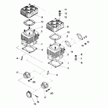 CYLINDER Sprint and Sprint E/S (4912721272018A)