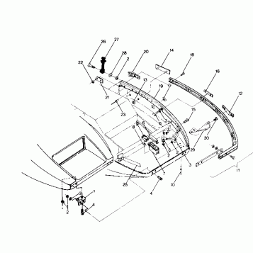BUMPER AND HINGE Star Trak (4912731273003A)