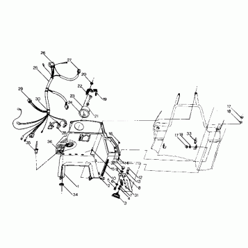 CONSOLE AND ELECTRICAL Star Trak (4912731273004A)