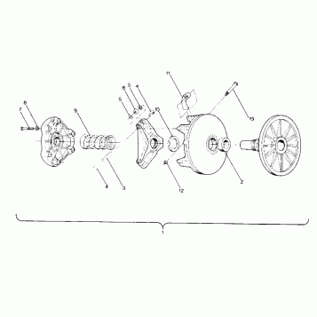DRIVE CLUTCH Star Trak (4912731273008A)