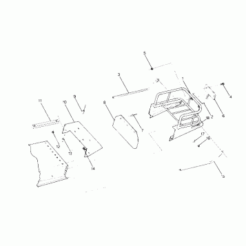 TUNNEL EXTENSION RACK Star Trak (4912731273012A)