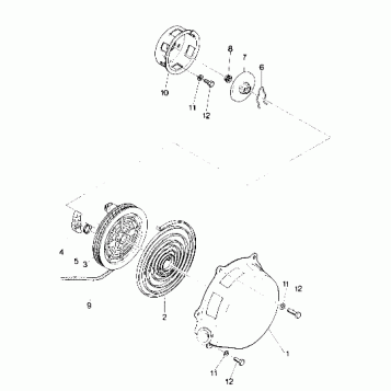 RECOIL STARTER  Star Trak (4912731273021A)