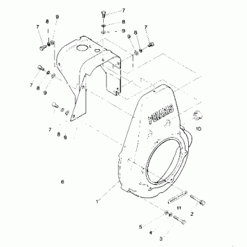BLOWER HOUSING Star Trak (4912731273022A)