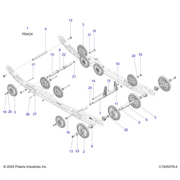 SUSPENSION, REAR - S26TLC8MS/TLR8MS (C1545378-4)