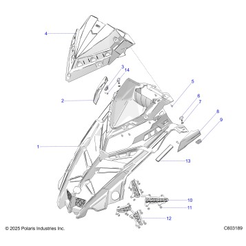 BODY, HOOD ASM. and TRIM - S26TLF9FSL (C603189)