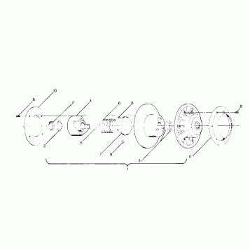 DRIVEN CLUTCH 400 and 650 (4914131413011A)