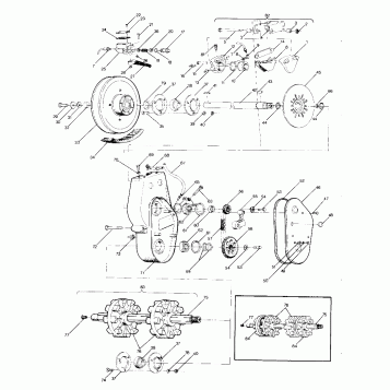 BRAKE AND CHAINCASE 400 and 650 (4914131413013A)