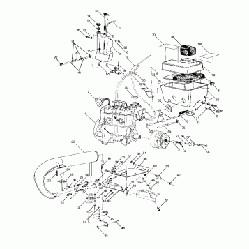 ENGINE MOUNTING Classic and 400 (4914131413017A)