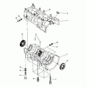 CRANKCASE 400 (4914131413025A)