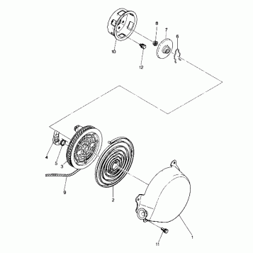RECOIL STARTER 650 (4914131413034A)