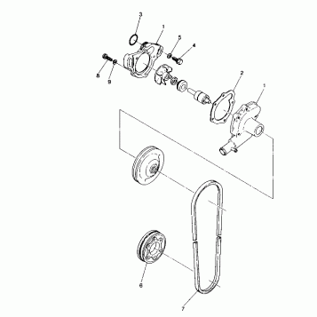 WATER PUMP  400 (4914131413035A)