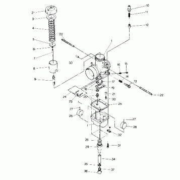 CARBURETOR 650 (4914131413042A)
