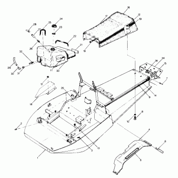 CHASSIS AND SEAT LTR/STARTRAK (4914141414001A)