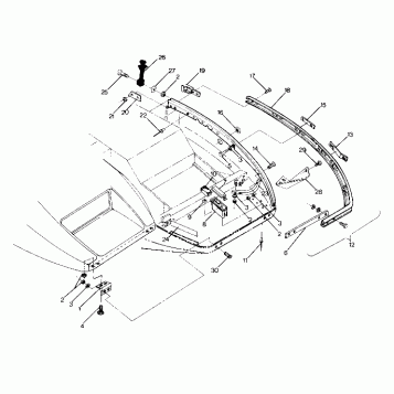 BUMPER AND HINGE LTR/STARTRAK (4914141414005A)