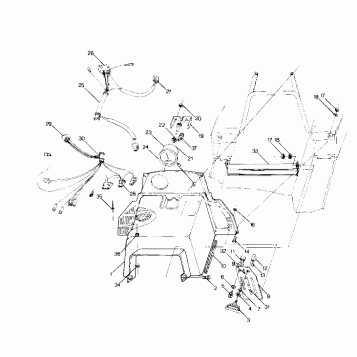 CONSOLE AND ELECTRICAL STARTRAK (4914141414009A)