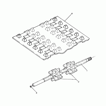 TRACK AND DRIVE SHAFT LTR/STARTRAK (4914141414010A)