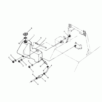 OIL TANK LTR/STARTRAK (4914141414016A)