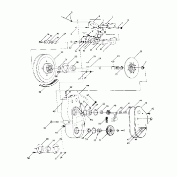 BRAKE AND CHAINCASE STARTRAK (4914141414021A)