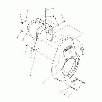 BLOWER HOUSING STARTRAK (4914141414046A)