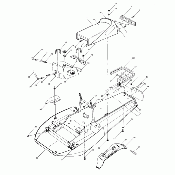 CHASSIS AND SEAT Star and Sprint E/S (4914151415001A)