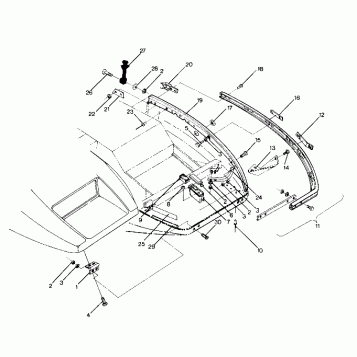 BUMPER AND HINGE Star and Sprint E/S (4914151415004A)