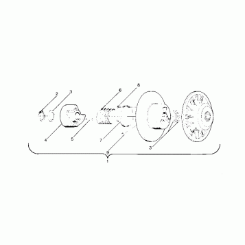DRIVEN CLUTCH Star and Sprint E/S (4914151415009A)