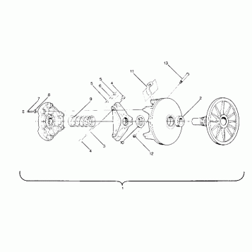 DRIVE CLUTCH Star and Sprint E/S (4914151415010A)