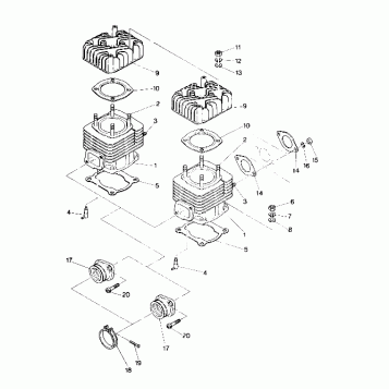 CYLINDER   Sprint E/S (4914151415023A)