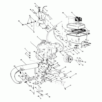 ENGINE MOUNTING Trail (4914161416019A)