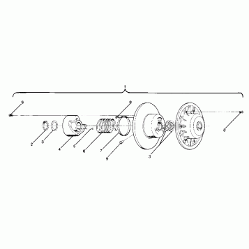 DRIVEN CLUTCH Sport and Trail (4914161416022A)
